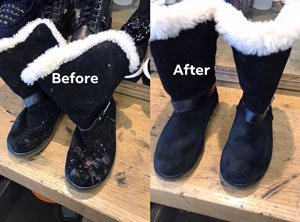 black-fur-lined-ugg-clean-before-and-after
